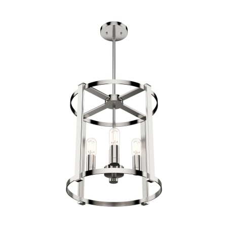 A large image of the Hunter Astwood 16 Chandelier Polished Nickel