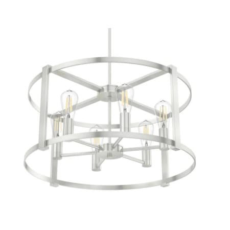 A large image of the Hunter Astwood 26 Chandelier Brushed Nickel