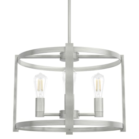 A large image of the Hunter Astwood 18 Chandelier Brushed Nickel