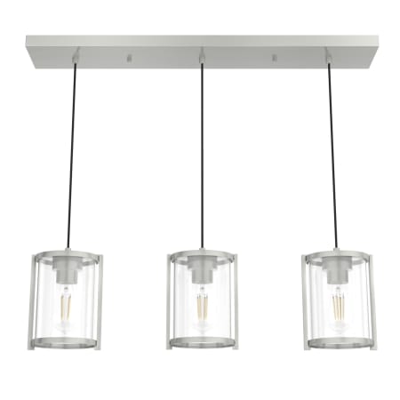 A large image of the Hunter Astwood 29 Pendant Brushed Nickel