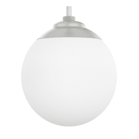 A large image of the Hunter Hepburn 8 Pendant Brushed Nickel