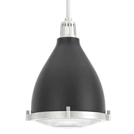 A large image of the Hunter Bluff View 10 Pendant Flat Matte Black