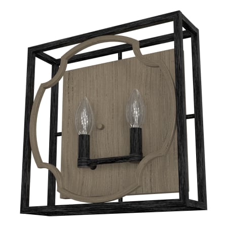 A large image of the Hunter Stone Creek 13 Sconce French Oak