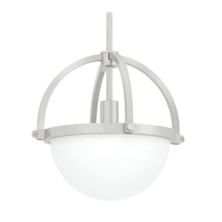 A large image of the Hunter Wedgefield 13 Pendant Brushed Nickel