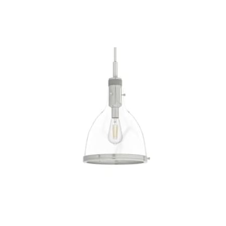 A large image of the Hunter Van Nuys 13 Pendant Brushed Nickel