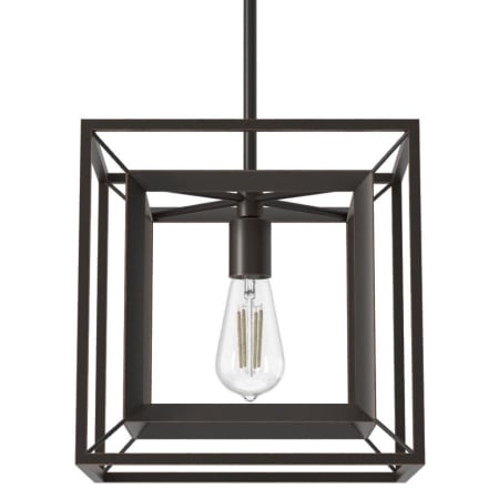 A large image of the Hunter Doherty 12 Pendant 1 Light Onyx Bengal