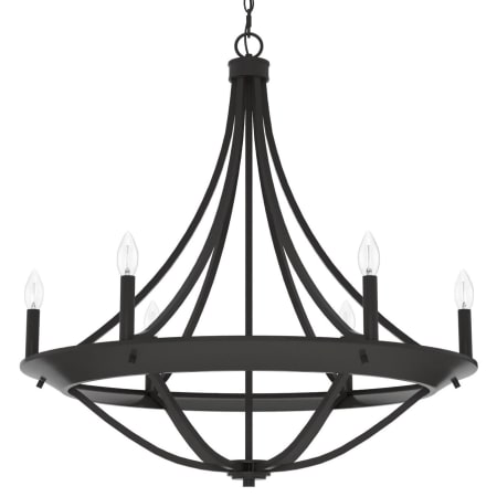 A large image of the Hunter Perch Point 30 Chandelier Noble Bronze