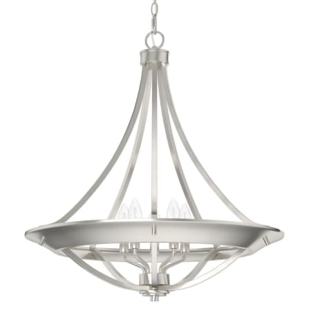 A large image of the Hunter Perch Point 24 Pendant Brushed Nickel