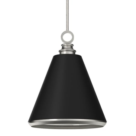 A large image of the Hunter Klein 16 Pendant Brushed Nickel