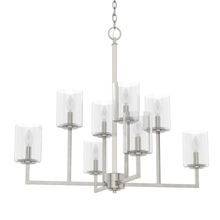 A large image of the Hunter 19533 Brushed Nickel