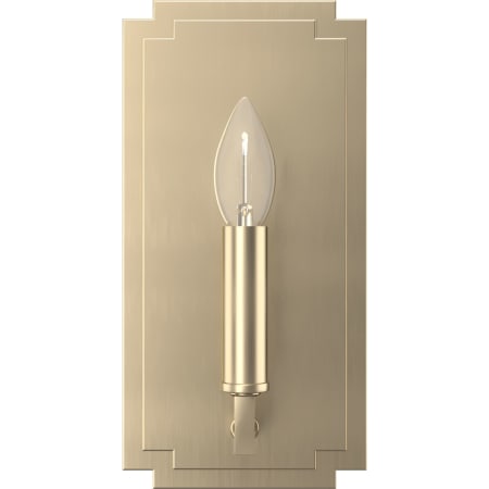 A large image of the Hunter Zoanne 5 Sconce Alturas Gold