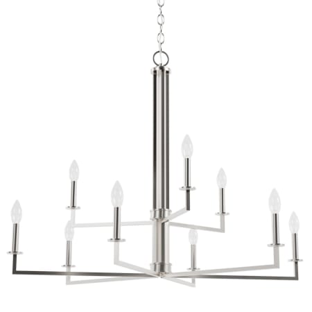 A large image of the Hunter 19619 Brushed Nickel