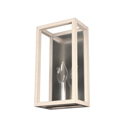 A large image of the Hunter Squire Manor 6 Sconce Brushed Nickel