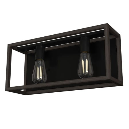 A large image of the Hunter Squire Manor 17 Vanity Matte Black