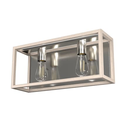 A large image of the Hunter Squire Manor 17 Vanity Brushed Nickel