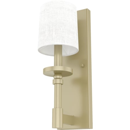 A large image of the Hunter Briargrove 6 Sconce Painted Modern Brass