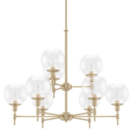 A large image of the Hunter Xidane 32 Chandelier Two Tier Alturas Gold