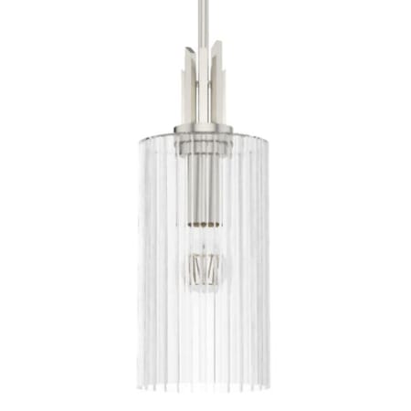 A large image of the Hunter Gatz 16 Pendant Brushed Nickel