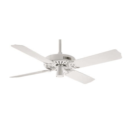 Hunter 25602 White Original 52 4 Blade Outdoor Ceiling Fan Blades Hunter 25602 Original 52 4 Blade Outdoor Ceiling Fan