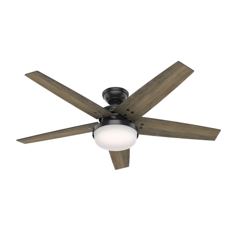 A large image of the Hunter Brenham 52 LED Matte Black