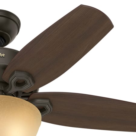 A large image of the Hunter Builder Small Room Bowl Hunter 52218 Builder Fan Blade Finish 1