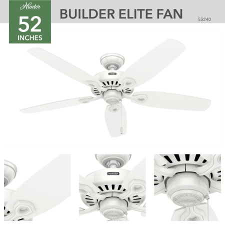 Energy Star Rated Indoor Ceiling Fan, Hunter Builder Elite 52 In Indoor New Bronze Ceiling Fan