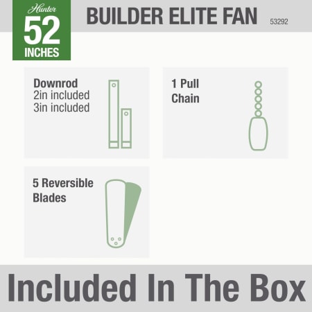 A large image of the Hunter Builder Elite Damp Hunter 53292 Builder Included in Box