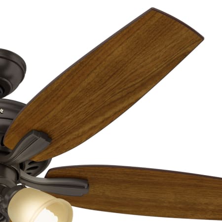 Details about   Hunter 53318 Fan with Light 52"/Large Brushed Nickel 