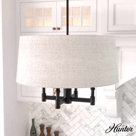 A large image of the Hunter Briargrove 24 Chandelier Alternate Image