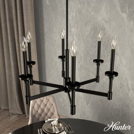 A large image of the Hunter Briargrove 27 Chandelier Alternate Image