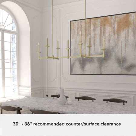 A large image of the Hunter Briargrove 52 Chandelier Clearance