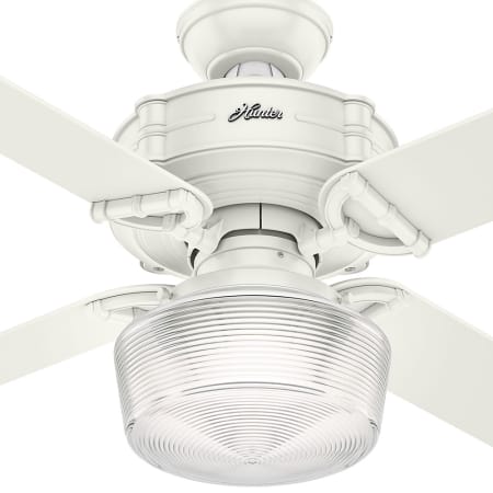Hunter 54182 Fresh White Brunswick 52" 4 Blade Integrated ...