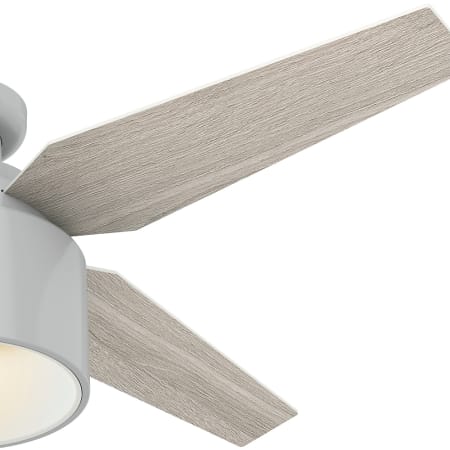 Hunter 50263 Blush Pink Cranbrook 52 4 Blade Ceiling Fan With Led