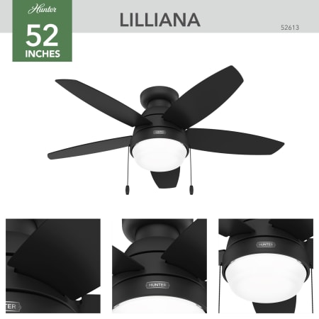 A large image of the Hunter Lilliana 44 LED Alternate Image