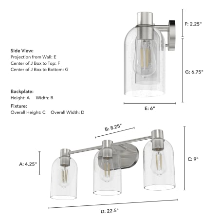 A large image of the Hunter Lochemeade 23 Vanity Alternate Image