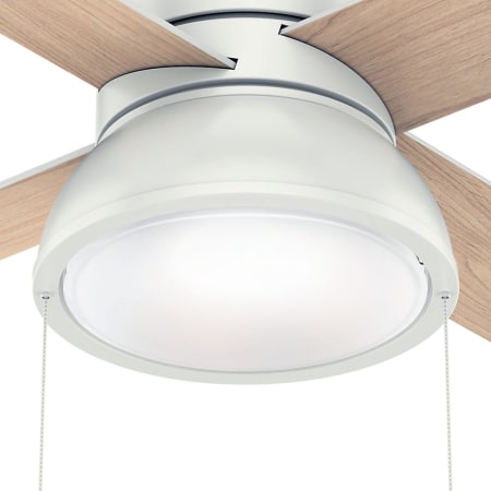 A large image of the Hunter Loki 36 LED Fan Light Kit - Fresh White