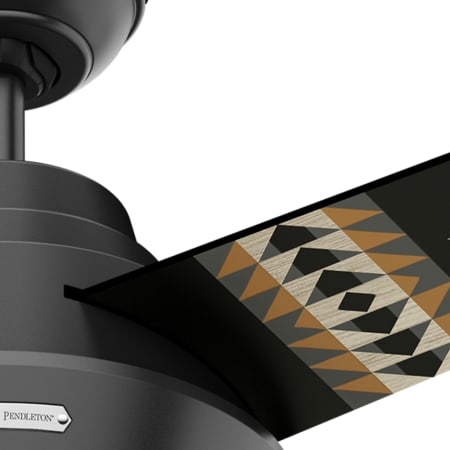 A large image of the Hunter Pendleton 54 LED Blade Iron