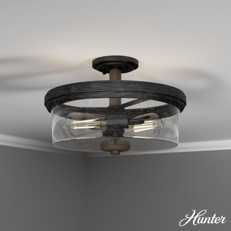 A large image of the Hunter River Mill 15 Semi-Flush Mount Ceiling Fixture Alternate Image