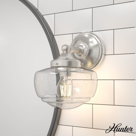 A large image of the Hunter Saddle Creek 8 Sconce CG Alternate Image