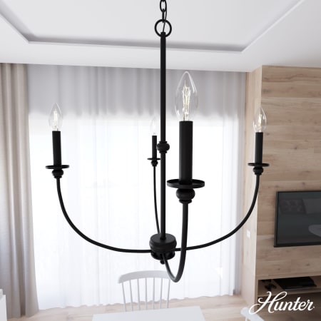 A large image of the Hunter Southcrest 26 Chandelier Alternate Image