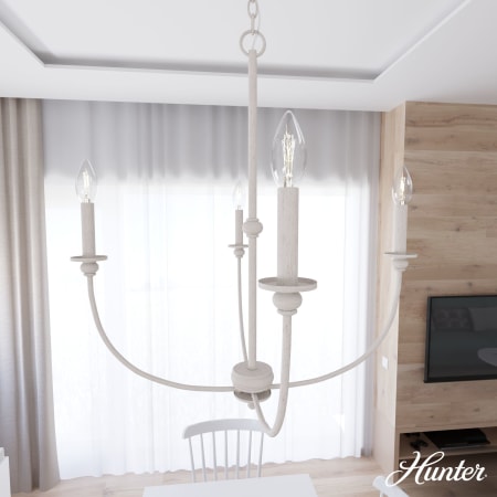 A large image of the Hunter Southcrest 26 Chandelier Alternate Image