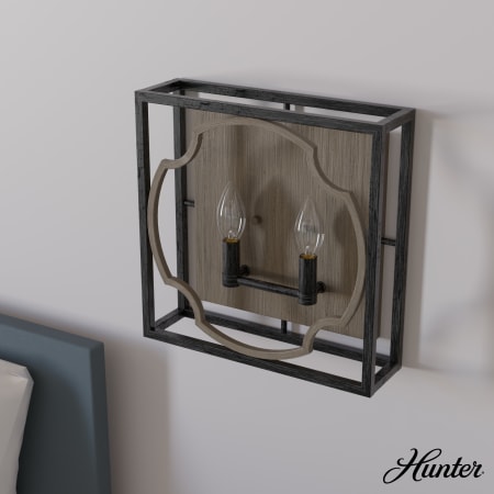 A large image of the Hunter Stone Creek 13 Sconce Alternate Image