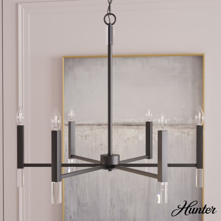 A large image of the Hunter Sunjai 30 Chandelier Alternate Image