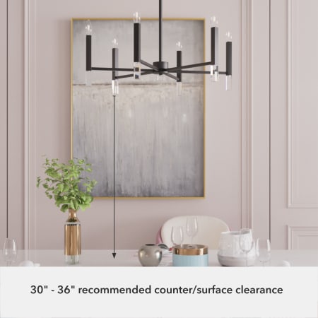 A large image of the Hunter Sunjai 30 Chandelier Alternate Image