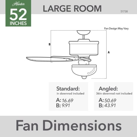A large image of the Hunter Swanson 52 LED Bowl Alternate Image