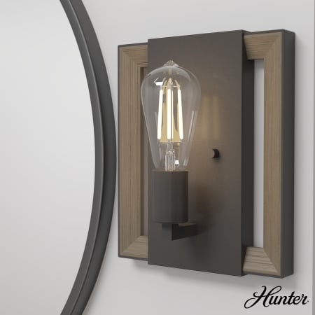 A large image of the Hunter Woodburn 11 Sconce Alternate Image