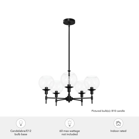 A large image of the Hunter Xidane 24 Chandelier Alternate Image