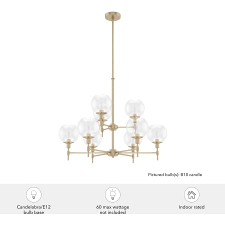 A large image of the Hunter Xidane 32 Chandelier Two Tier Alternate Image