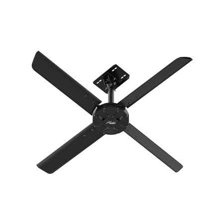 Hunter Industrial 72293 Black Xp 7 Foot, Can You Put A Ceiling Fan On 7 Foot