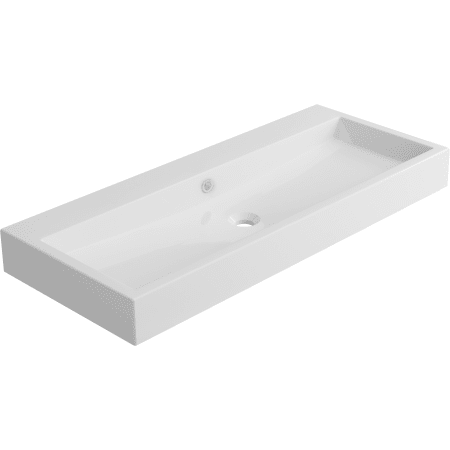 A large image of the ICO Bath B9931 Gloss White